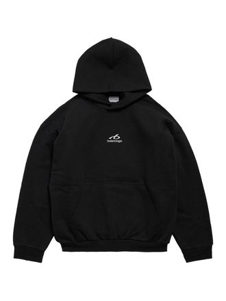 Balenciaga Bodies Medium Fit Hoodie In Dry Fleece