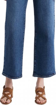 Frame Denim Ultra High-Rise Wide Leg Jeans In Archie