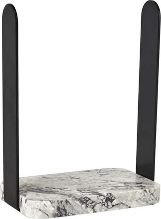 Aquanova Luxuriöser, handgefertigter Gästetuchhalter Nero Lux für die Wandmontage, Alba