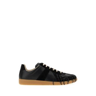 Maison Margiela Sneakers, male, Black, Size: 8 1/2 US Replica Sneakers