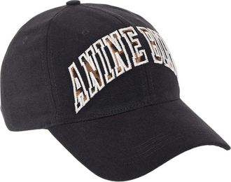 Anine Bing Jeremy Baseball Cap - unisex - Petten - Zwart - ONE Size - Katoen - Accessoires