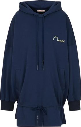 Marni Mini-jurk met trekkoord - Blauw