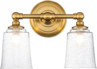 Feiss Elstead Feiss Hugeunot Vägglampa polerad mässing, IP44