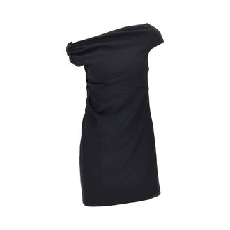 Pinko Stretch cr&ecirc;pe short dress Woman 38