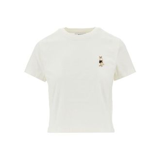Maison Kitsun&eacute; Dressed Fox patch T-shirt Woman M