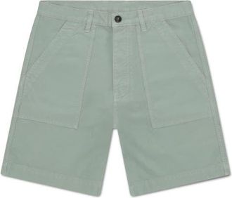 Fortela Rebel Cotton Pocket Bermuda in Aqua Green at Nordstrom, Size 36 Eu