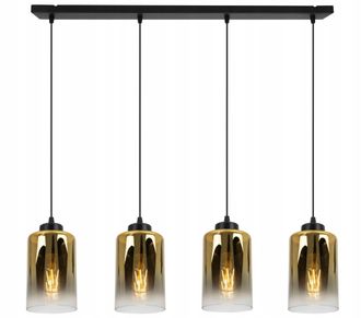 OEM L&aacute;mpara Colgante Moderna Y Elegante Con Pantalla De Cristal