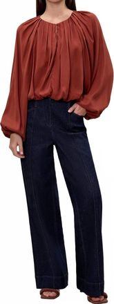 Rebecca Taylor Lillith Bubble Top In Aberdeen