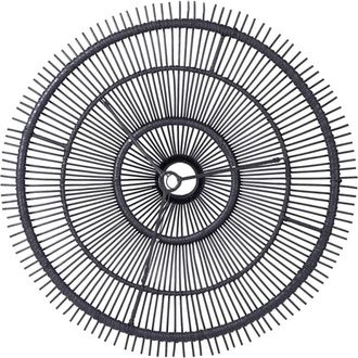 Bazar Bizar Lámpara colgante de ratán negro 110x30