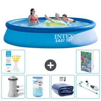 Intex Piscina Easy Set Redonda - 396x84 Cm - 7-piezas S201