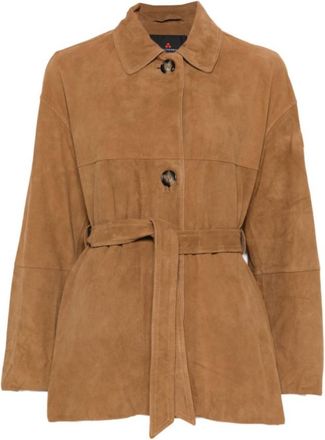 Peuterey Brown Solid Jacket