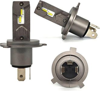 OEM Bombilla Led H4 12v Canbus 8000lm 2 Uds, Homologaci&oacute;n Luz Blanca Intensa