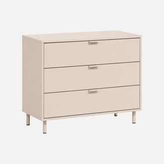 Sweeek C&oacute;moda De Madera Y Metal Con 3 Cajones