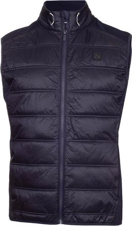 Calvin Klein Mens Rangewood Full Zip Gilet - Evening Blue - S