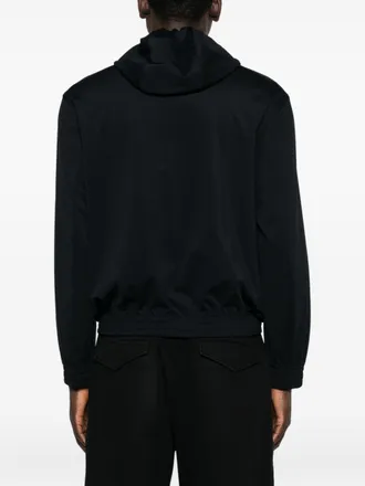 Emporio Armani Nylon Hooded Jacket - Black