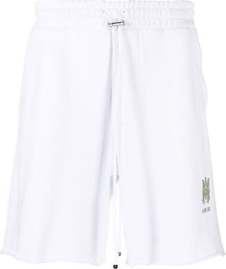 Amiri MA logo-print track shorts - men - Cotton - XXXL - White