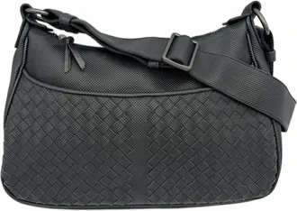 Bottega Veneta Black Pvc Shoulder Bag (Pre-Owned)