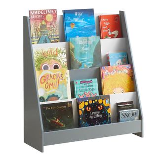 SoBuy Sobuy - Librer&iacute;a Infantil Para Ni&ntilde;os Estanter&iacute;a Para Juguetes Para Ni&ntilde;os Con 4 Compartimentos Abiertos 80 X 30 X 88 Cm Kmb32-hg Es