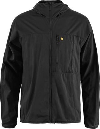 Fj&auml;llr&auml;ven Bergtagen Windshell Jacket Softshelljacke f&uuml;r Herren | schwarz