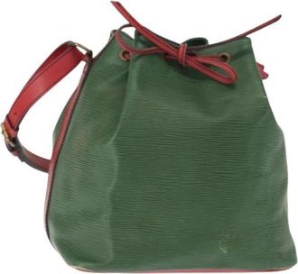 Louis Vuitton Pre-owned Vintage Bucket Bag - Dames - Vintage Tas - Groen - ONE Size - Leer - Vintage