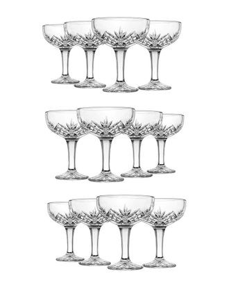 Godinger Set Of 12 Dublin Champagne Coupes