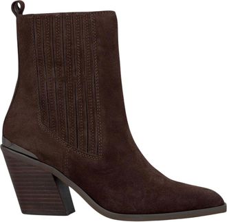 Alma En Pena Metallic haklaarsje - Dames - Cowboylaarzen - Bruin - 38 EU - Schoenen