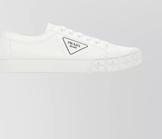 Prada gabardine low-top sneakers