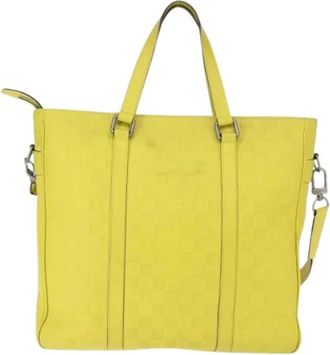 Louis Vuitton Pre-owned Tote Bags, female, Yellow, Size: ONE SIZE Pre-owned Vintage Tote Bag