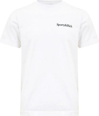 Sporty & Rich Health Resort T-Shirt - Heren - T-shirts - Wit - L - Katoen - Tops