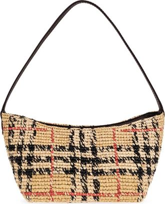 Burberry Margate Schoudertas - Dames - Schoudertassen - Beige - ONE Size - Leer - Tassen