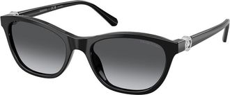 Swarovski SK6070 Polarized 1038T3 Womens Sunglasses Black Size 54