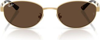 Ray-Ban Sunglasses Rb3774 D 001/73 Gold Arista/Dark Brown Unisex