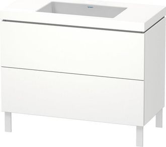 Duravit Duravit - Lavabo Para Muebles L-cube C-bonded Con Base Sobre El