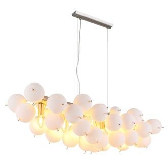 Globo Lighting L&aacute;mpara Colgante - Udo - Blanco - Vidrio - Gran L&aacute;mpara