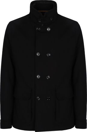 Moorer Bas Double-breasted Coat