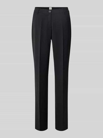 Brax Brax Straight Fit Stoffhose mit Schafswoll-Anteil Modell Maron in Black, Größe 44K