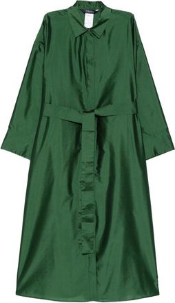 Max Mara Manna Belted Shirt Midi Dress