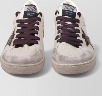 Golden Goose leather low-top sneakers