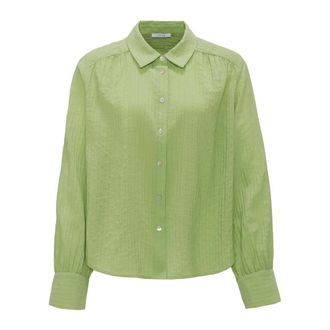 OPUS Dames, Blouses & Shirts, Groen, Maat: 2XL