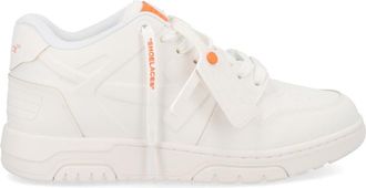 Off-white White Out Of Office Orange Accents Sneakers