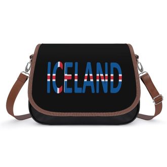Generic Iceland Flag Fashion Womens Crossbody Bags Novelty Handbag Shoulder Bag Purse