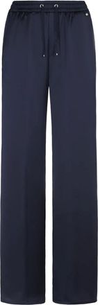 Herno Pantalones Azules Elegantes - Trousers - Mujer - Azul - M