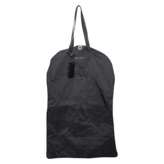 Gucci Pre-owned Accessories, unisex, Black, Size: ONE SIZE Pre-owned Nylon Bag