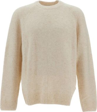 Les Deux Roundneck Knit - Heren - Ronde hals truien - Beige - M - Wol - Truien & Vesten