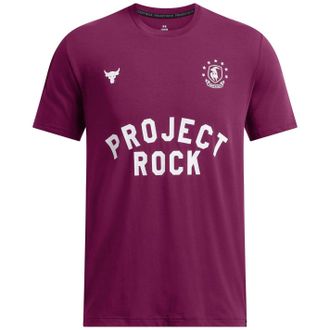 Under Armour Heren Project Rock T-Shirt (Paars)