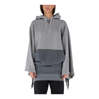 Junya Watanabe Dames, Sweatshirts & Hoodies, Grijs, Maat: L Fleece