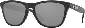 Oakley Authentieke Frogskins Zonnebril Premium Kwaliteit - Heren - Zonnebrillen - Zwart - 55 MM - Accessoires