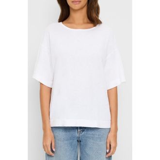Michael Stars Tilda Oversize Cotton Crewneck T-Shirt in White at Nordstrom