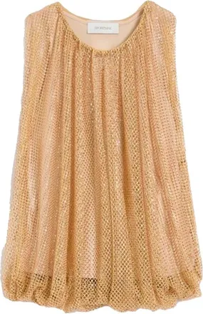 Sportmax Tops, Dames, Bruin, M, Sleeveless Tops