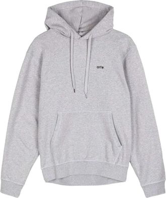 Arte Back Poster Hoodie - Heren - Hoodies - Grijs - M - Katoen - Hoodies & sweatvesten